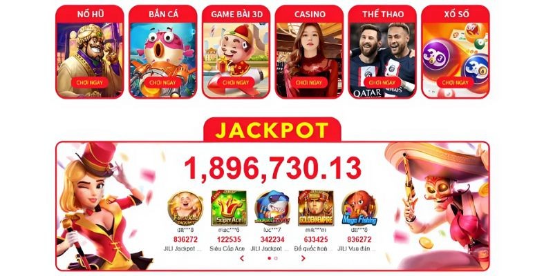 Nhà cái sở hữu các thể loại game cực hot hiện nay