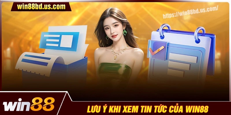 Những lưu ý khi truy cập bản tin Win88